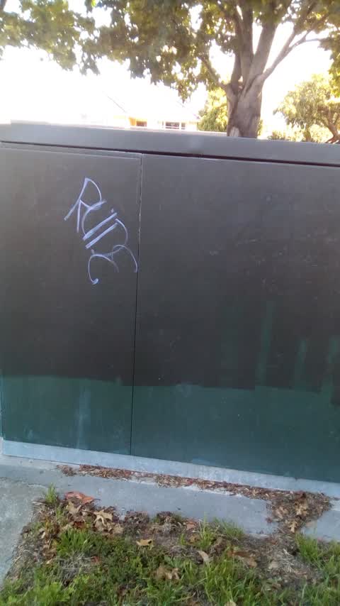 Graffiti, a report photo
