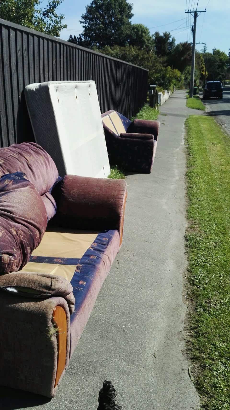 The photograph attached to this rubbish/recycling report