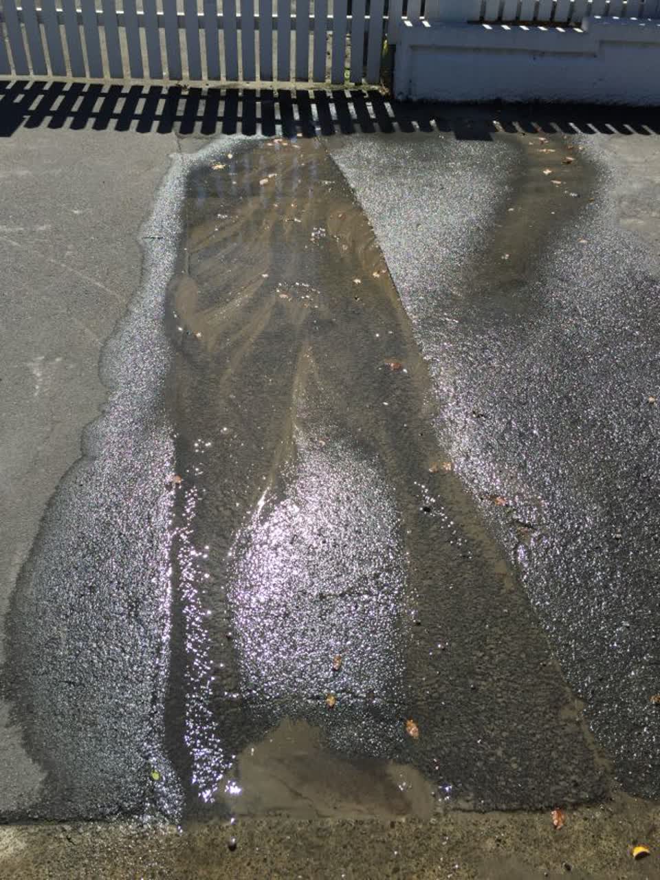 The photograph attached to this wastewater/stormwater report