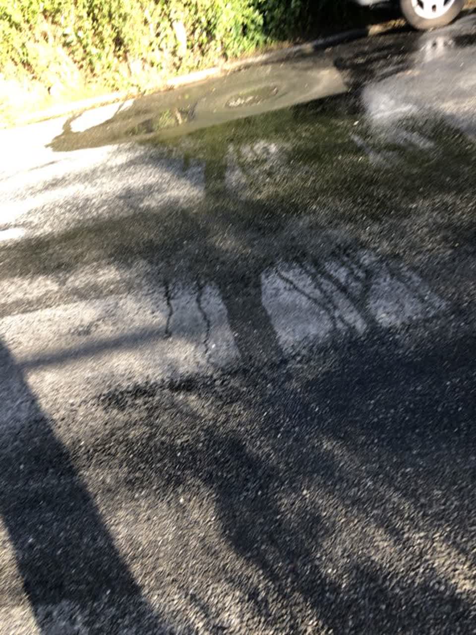 The photograph attached to this wastewater/stormwater report