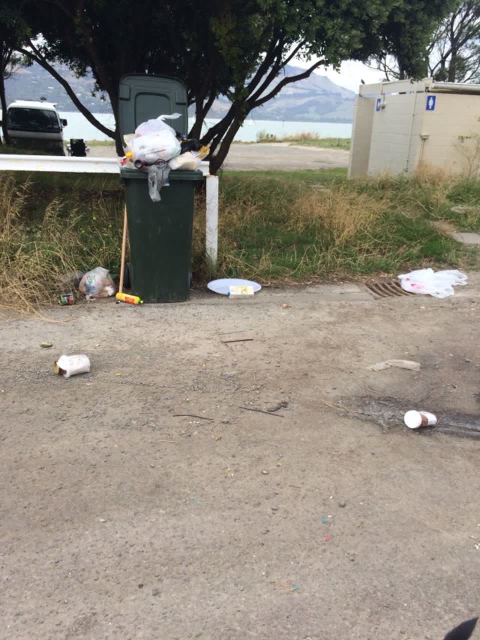 The photograph attached to this rubbish/recycling report