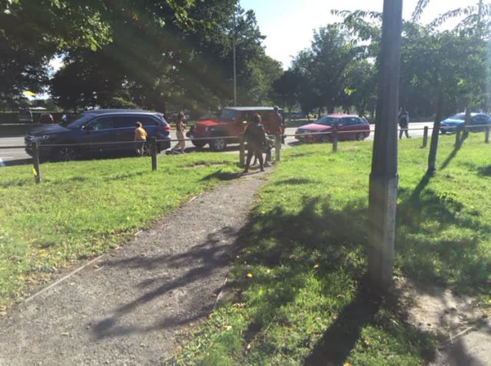 The photograph attached to this parks report