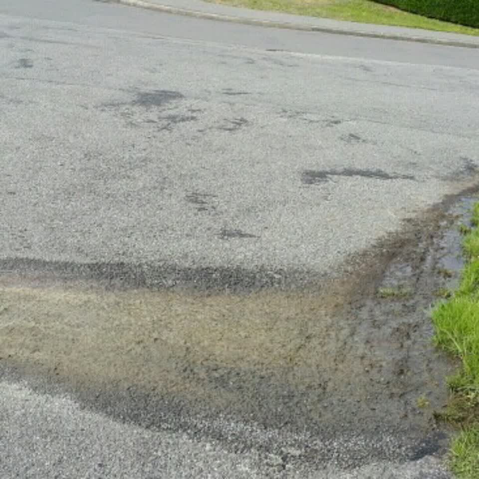 The photograph attached to this wastewater/stormwater report