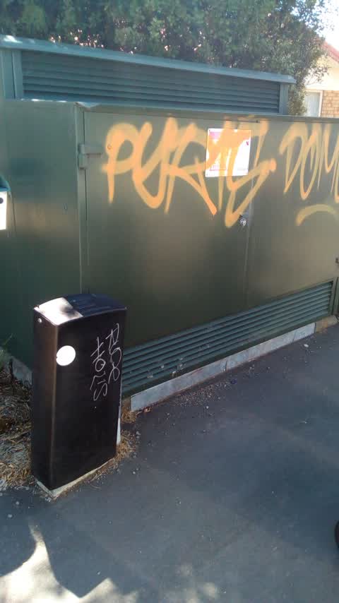 Graffiti, a report photo