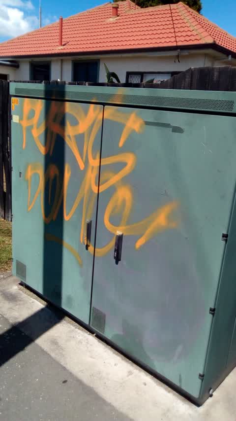 Graffiti, a report photo