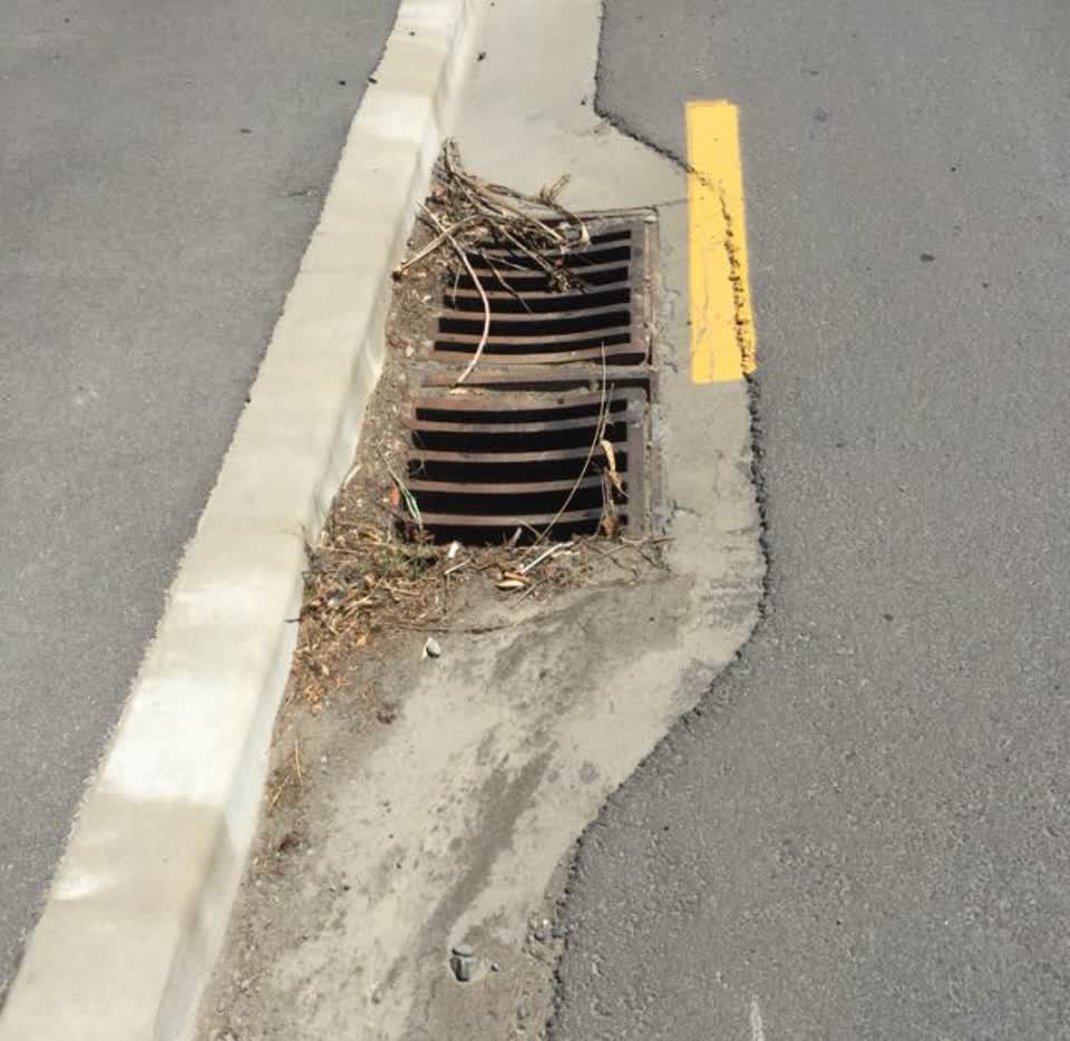 The photograph attached to this wastewater/stormwater report