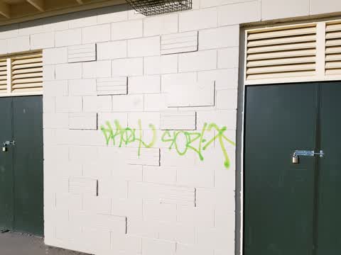 Graffiti, a report photo