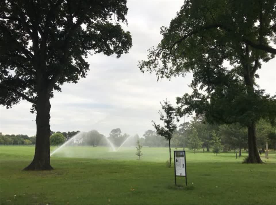 The photograph attached to this parks report