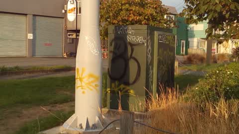 Graffiti, a report photo