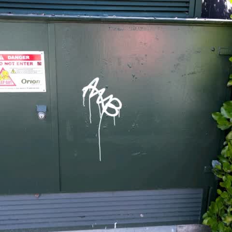 Graffiti, a report photo