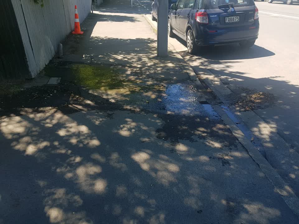 The photograph attached to this wastewater/stormwater report