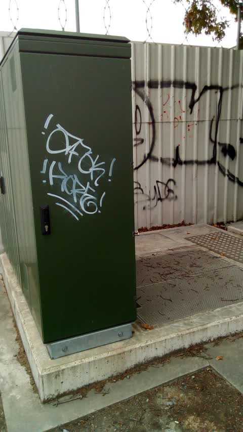 Graffiti, a report photo
