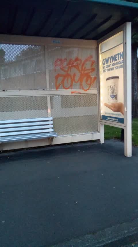 Graffiti, a report photo