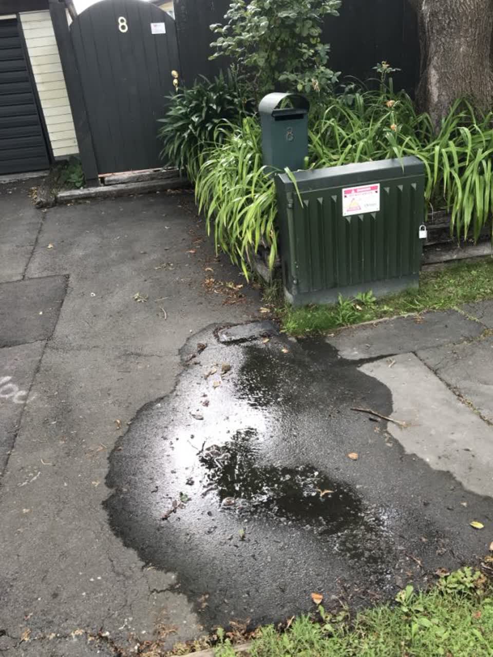The photograph attached to this water supply report