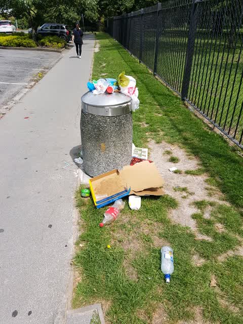 Rubbish/Recycling, a report photo