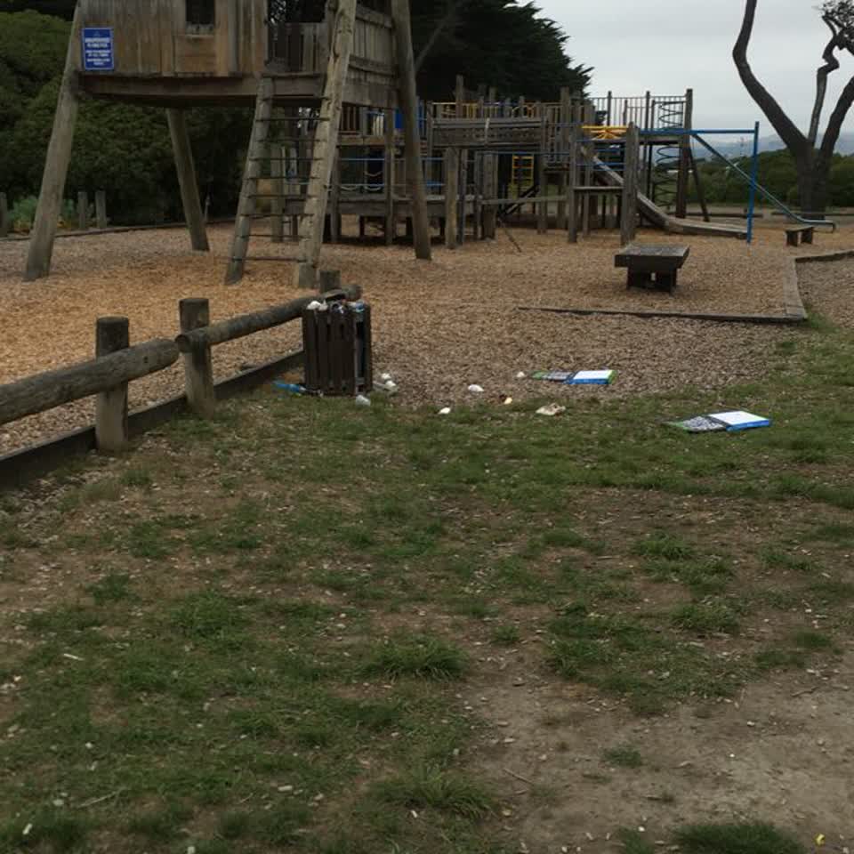 The photograph attached to this parks report