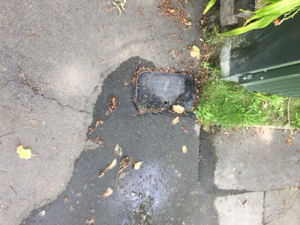 The photograph attached to this water supply report