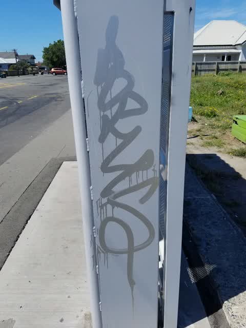 Graffiti, a report photo