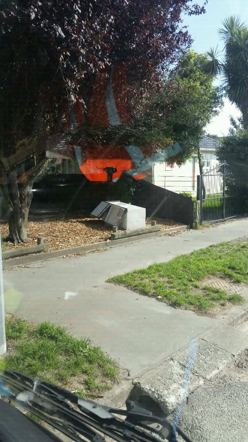 The photograph attached to this rubbish/recycling report