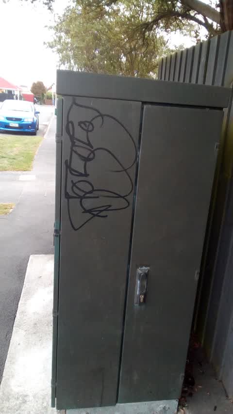 Graffiti, a report photo
