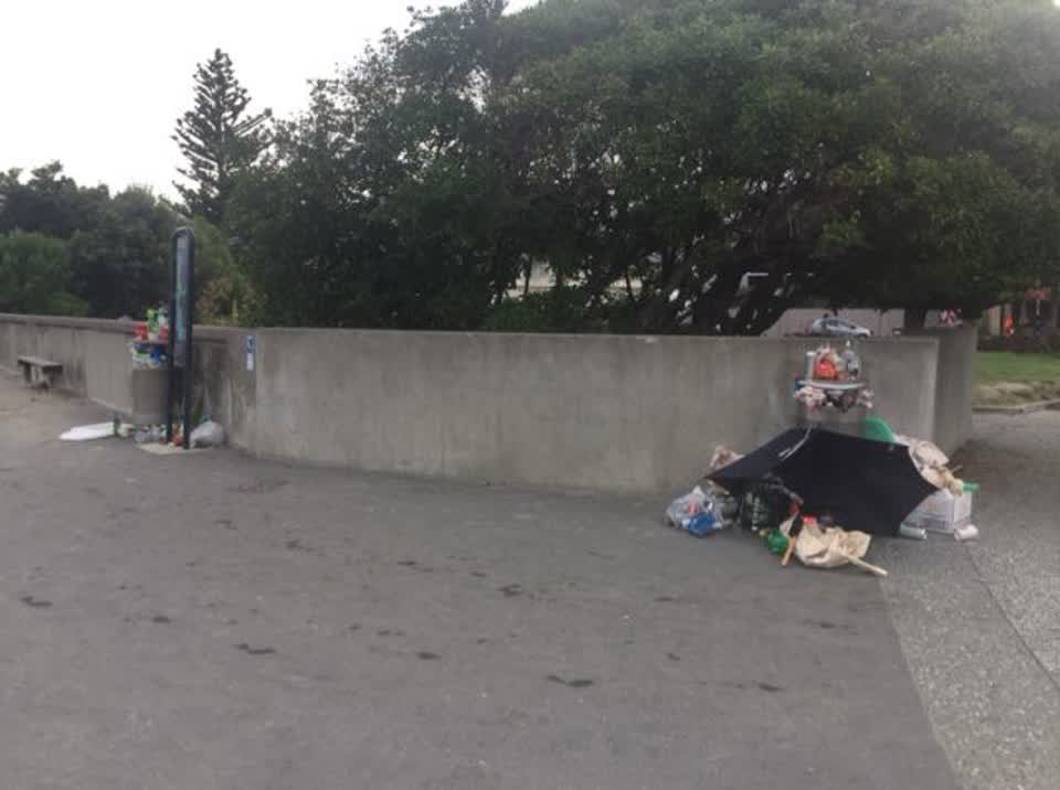 The photograph attached to this rubbish/recycling report