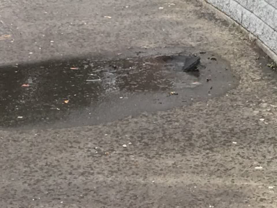 The photograph attached to this water supply report