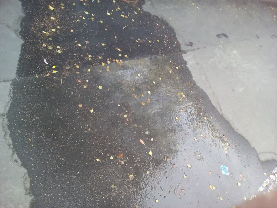 The photograph attached to this wastewater/stormwater report