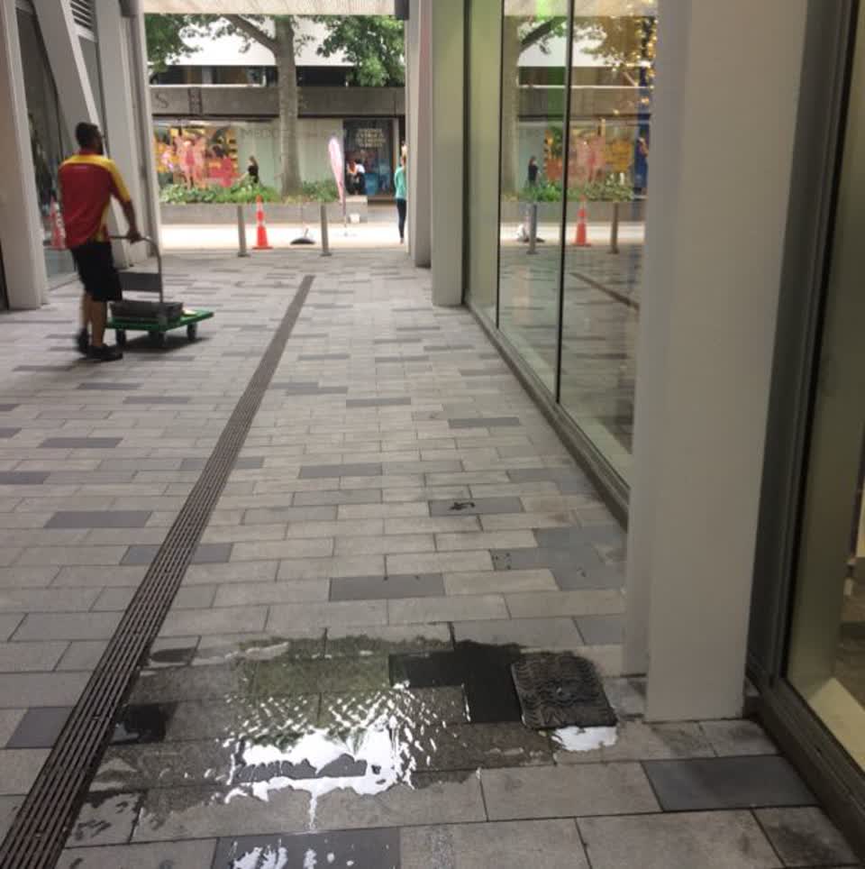 The photograph attached to this water supply report