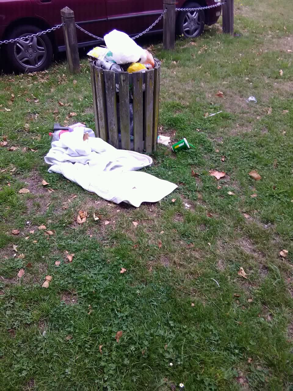 The photograph attached to this rubbish/recycling report