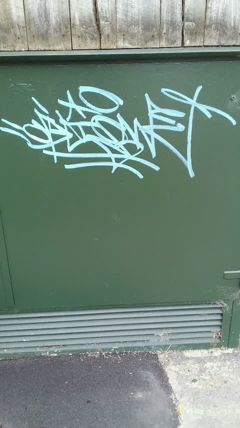 Graffiti, a report photo