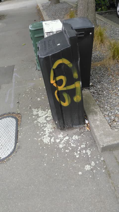 Graffiti, a report photo