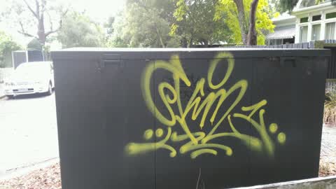 Graffiti, a report photo