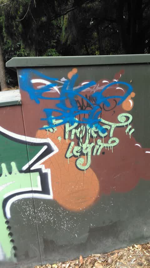 Graffiti, a report photo