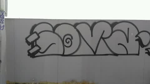 Graffiti, a report photo