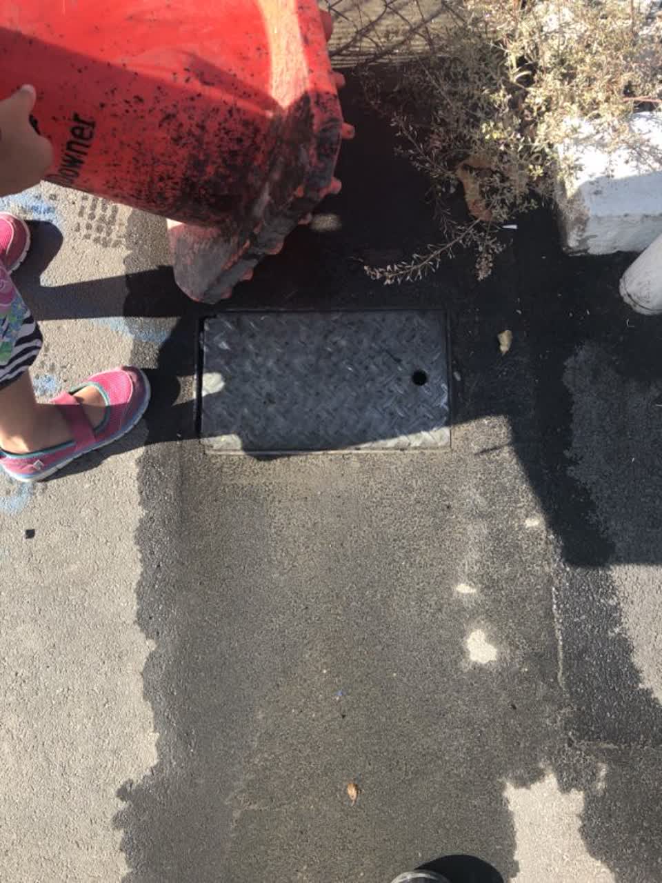 The photograph attached to this wastewater/stormwater report