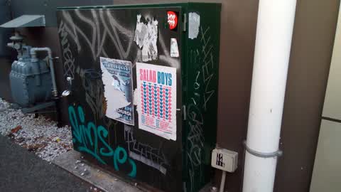 Graffiti, a report photo