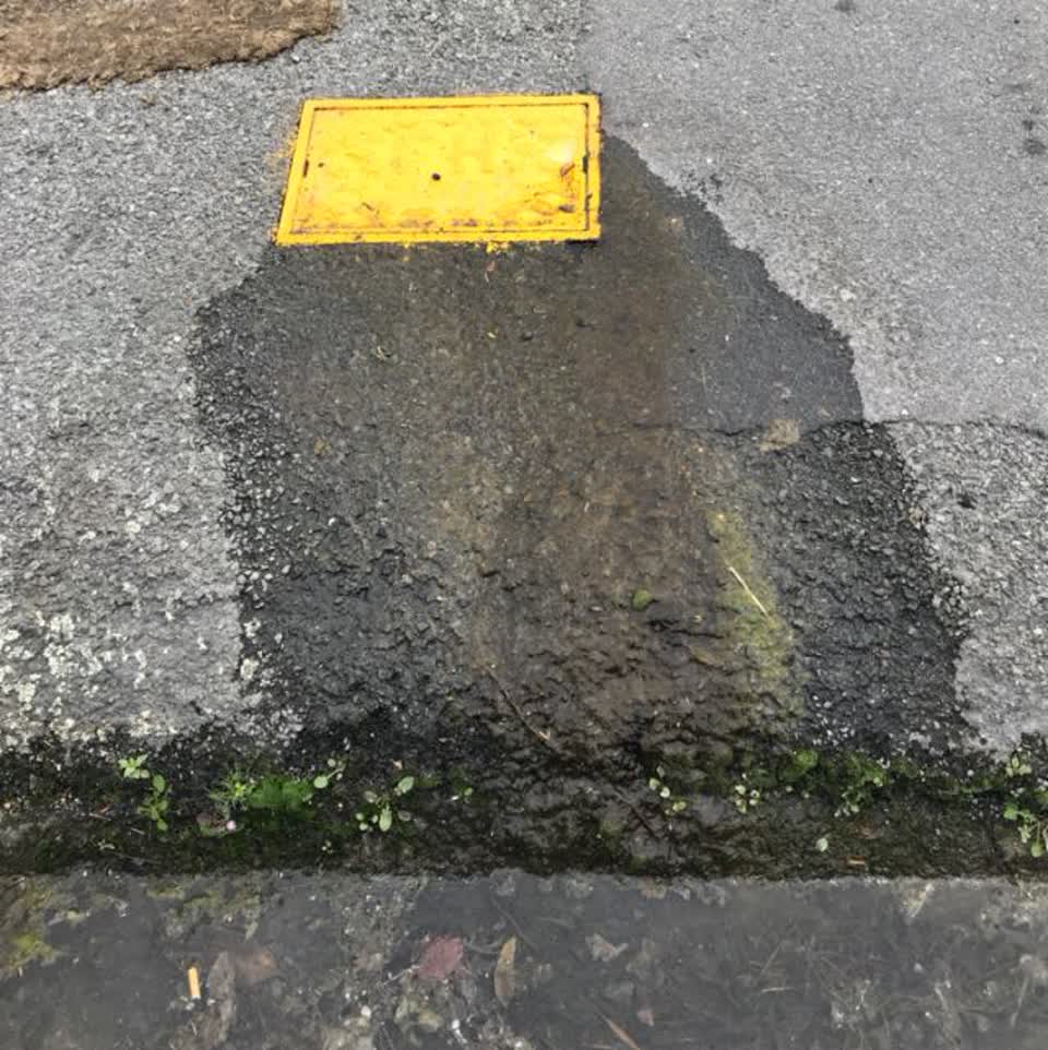 The photograph attached to this wastewater/stormwater report