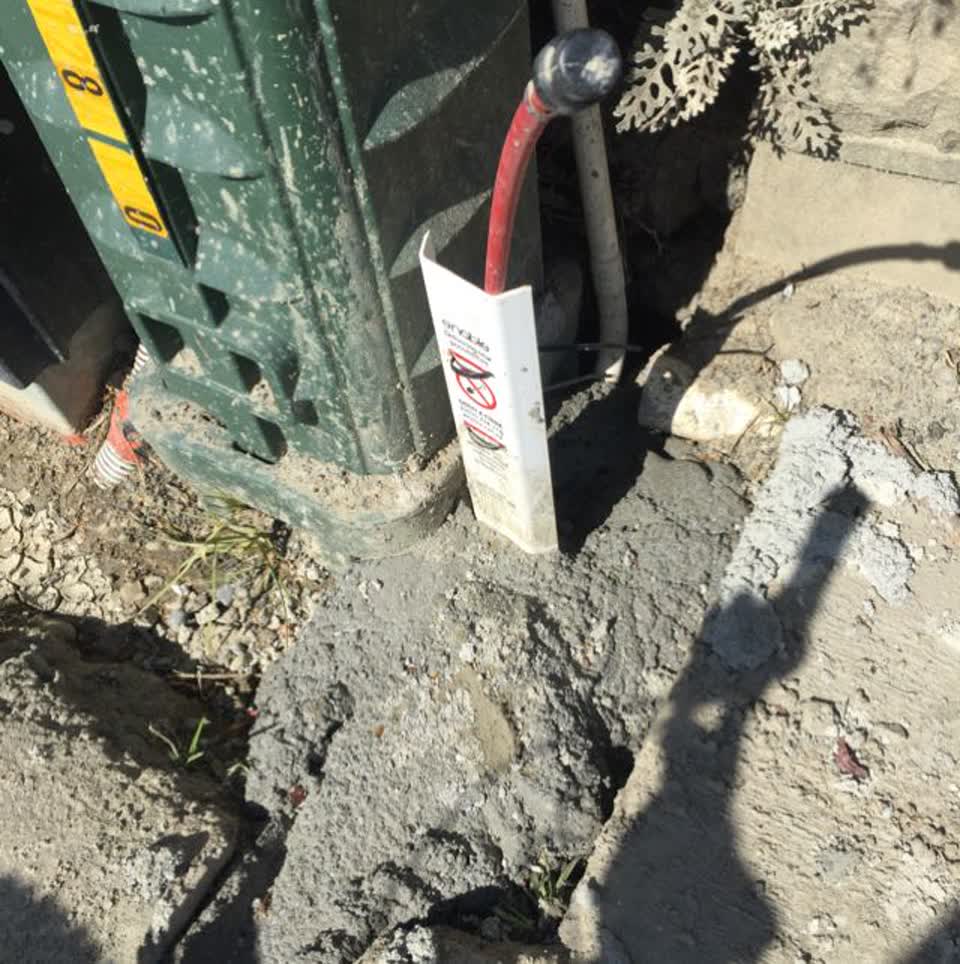 The photograph attached to this wastewater/stormwater report
