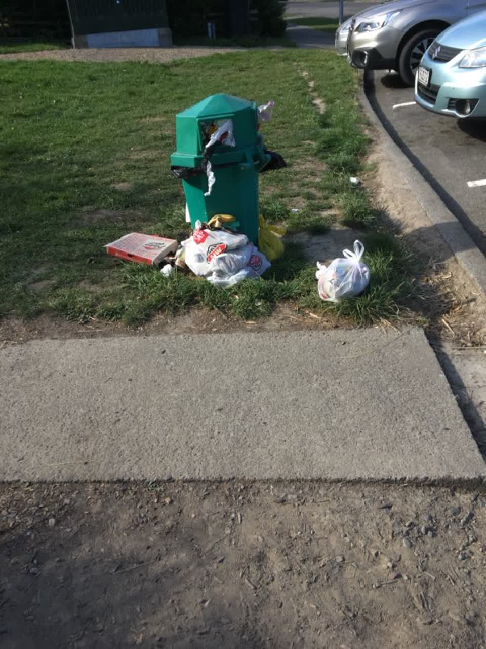 The photograph attached to this parks report