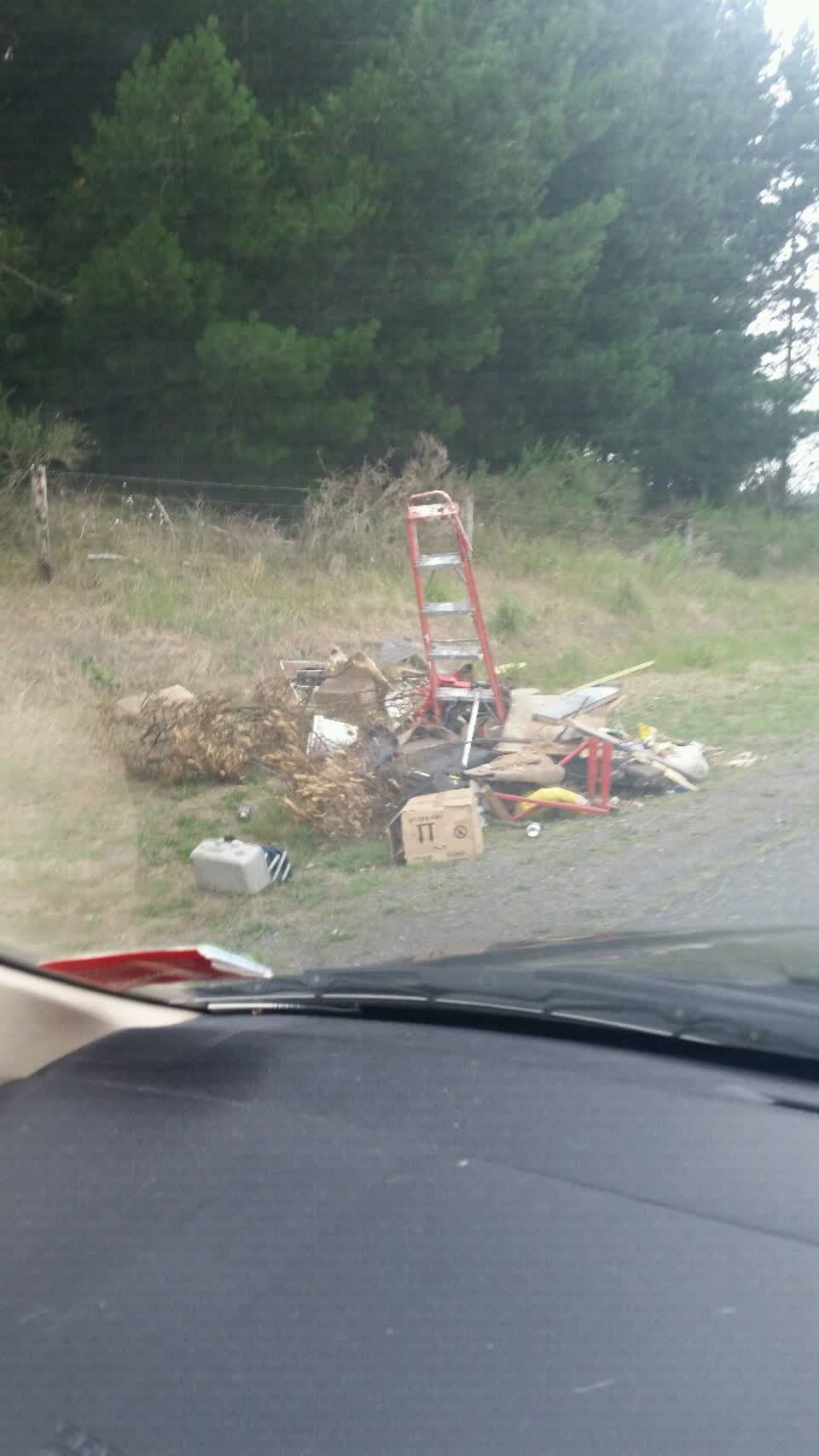 The photograph attached to this rubbish/recycling report