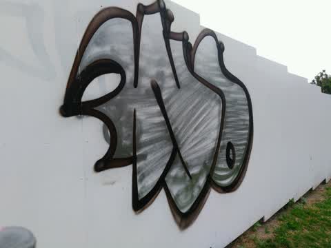 Graffiti, a report photo