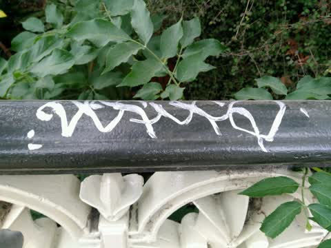 Graffiti, a report photo
