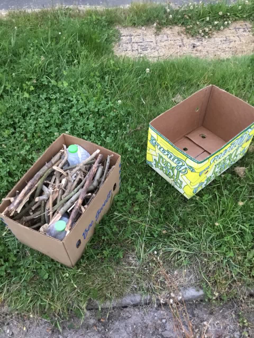 The photograph attached to this rubbish/recycling report