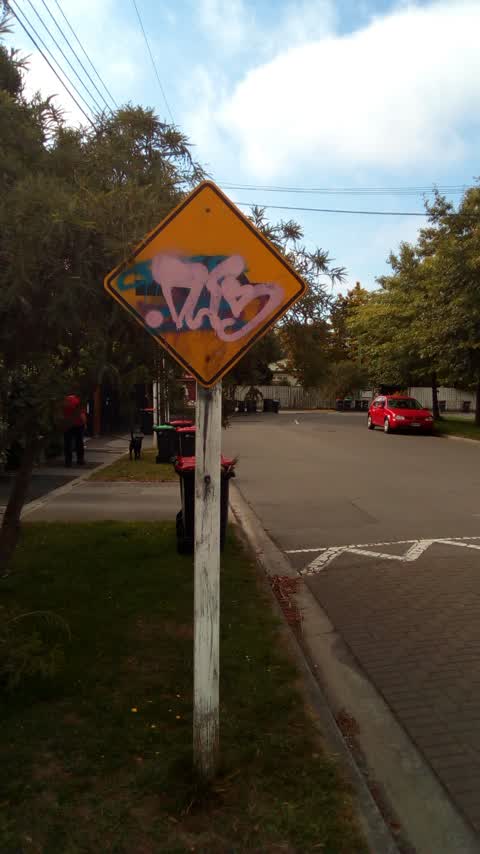 Graffiti, a report photo