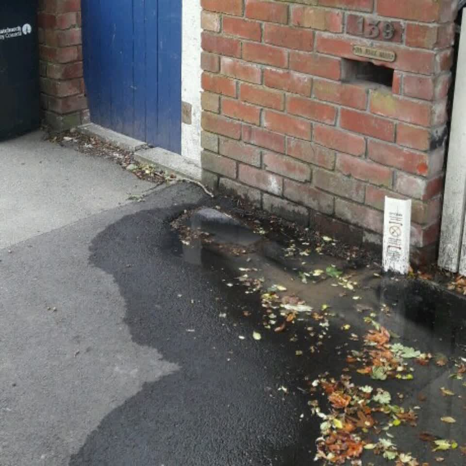 The photograph attached to this water supply report