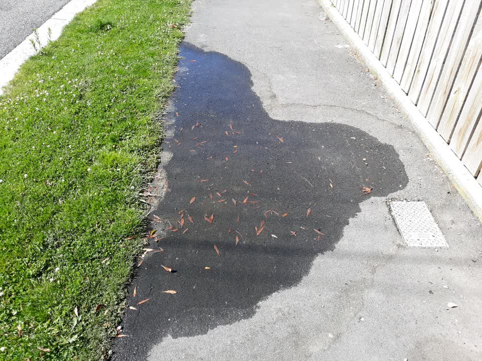The photograph attached to this wastewater/stormwater report