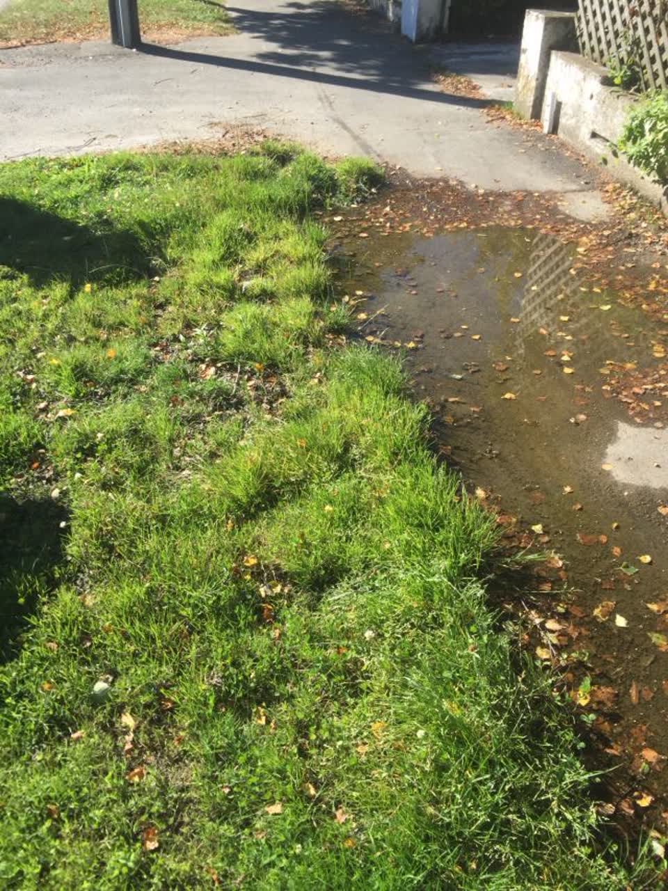 The photograph attached to this wastewater/stormwater report