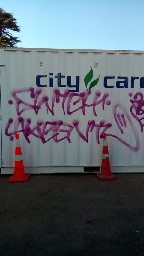 Graffiti, a report photo
