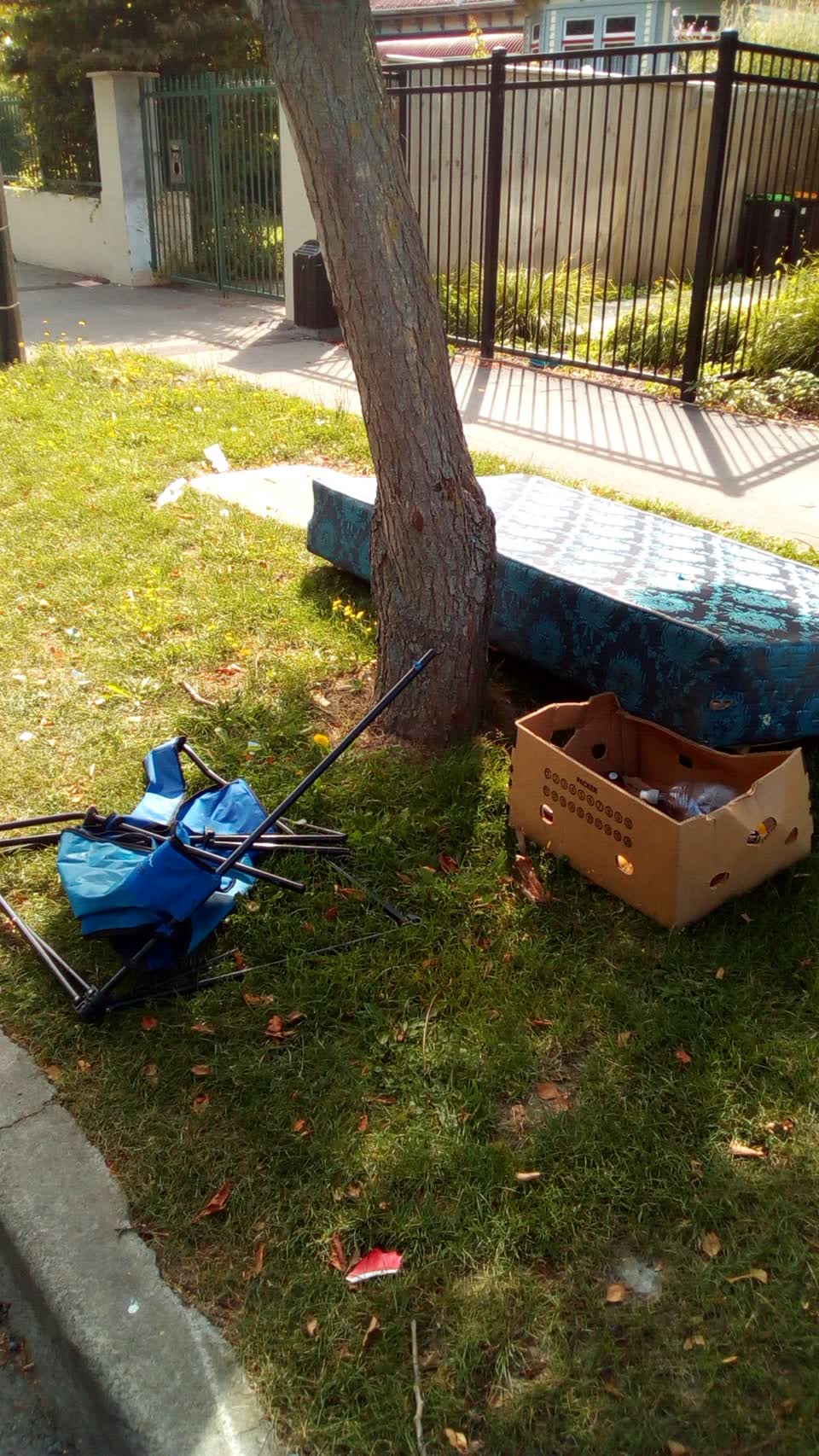 The photograph attached to this rubbish/recycling report