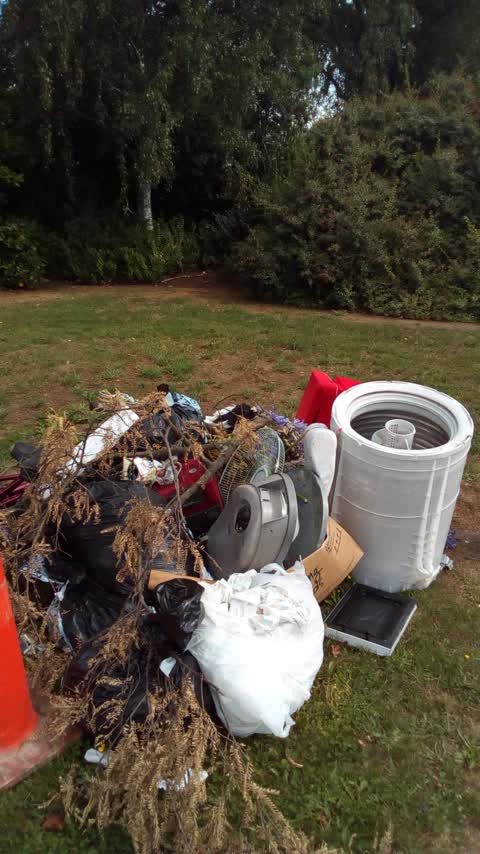 Rubbish/Recycling, a report photo